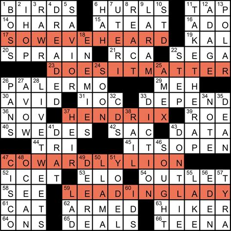 starting group crossword